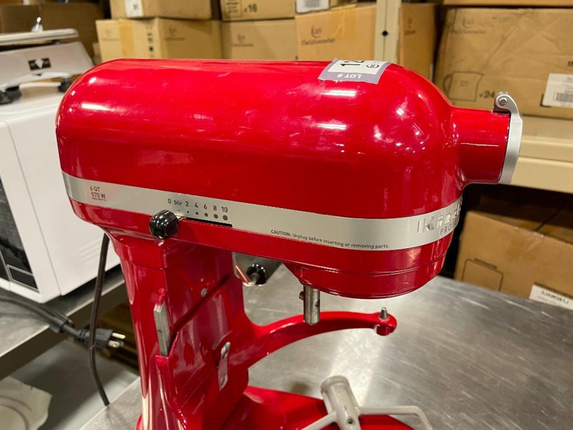 KITCHENAID PROFESSIONAL 600 SERIES 6-QUART BOWL-LIFT STAND MIXER WITH ATTACHMENTS - Image 2 of 12