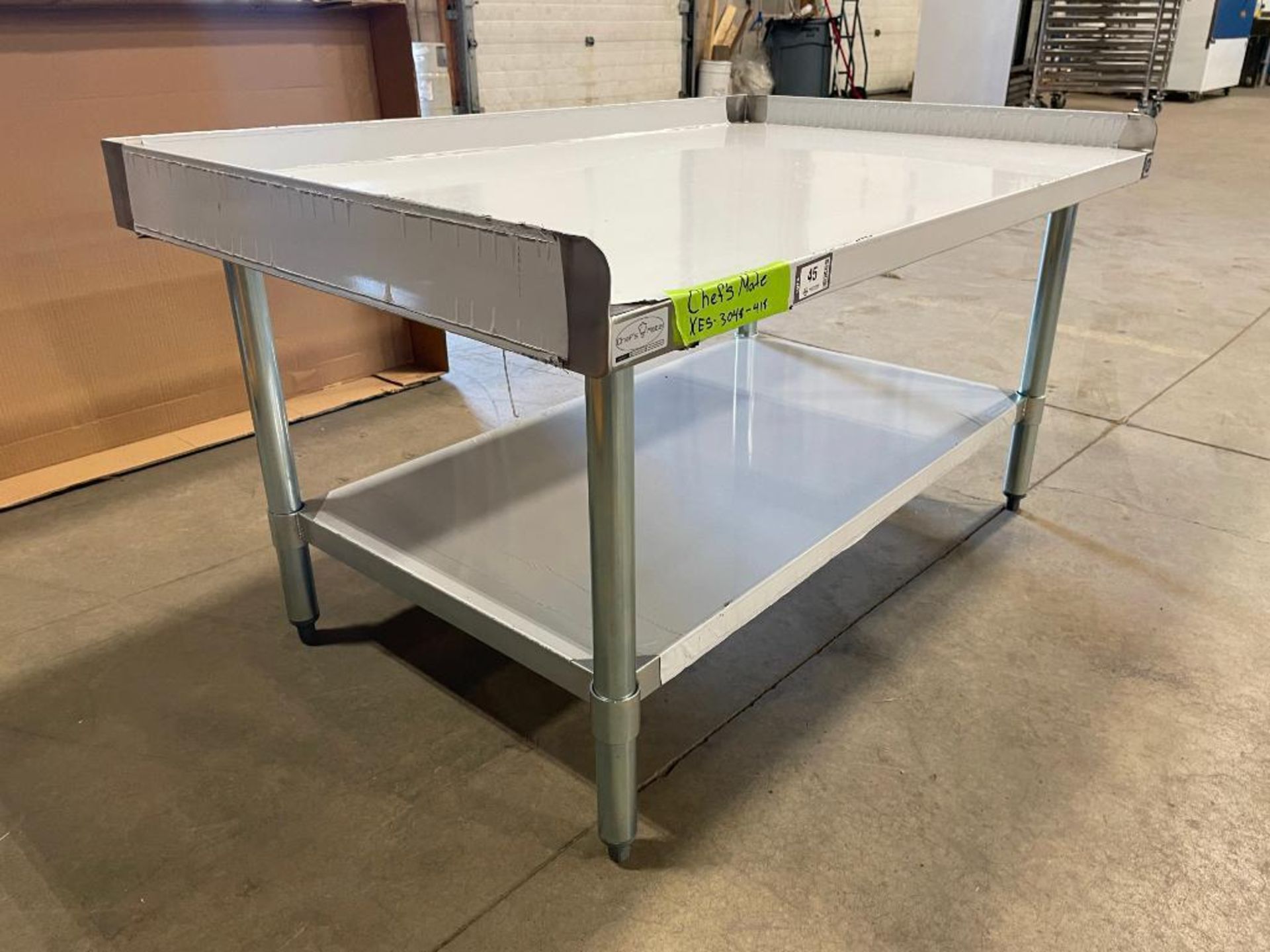 CHEF'S MATE 30" X 48" STAINLESS STEEL EQUIPMENT STAND - NEW - Image 6 of 10