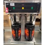 CURTIS D1000-AP-12 TWIN COFFEE BREWER WITH (2) ZOJIRUSHI THERMAL SERVERS