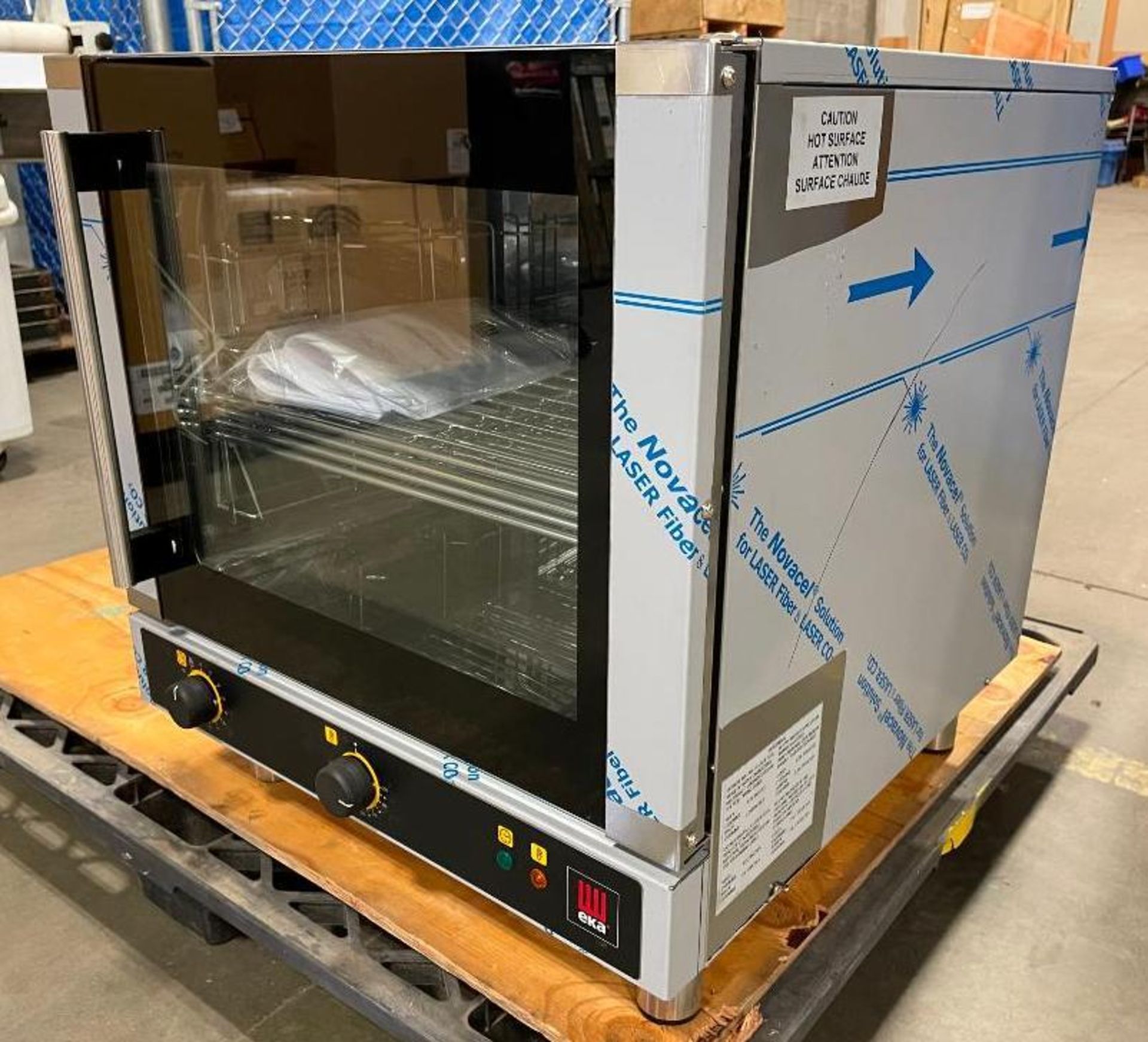 NEW EKFA-412 AL HALF SIZE ELECTRIC CONVECTION OVEN, 208V/1 PHASE - Image 3 of 16