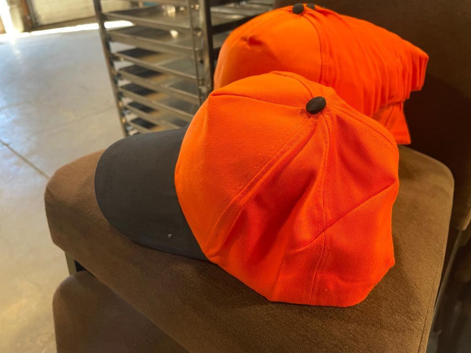 LOT OF (18) ORANGE HATS - Image 2 of 3