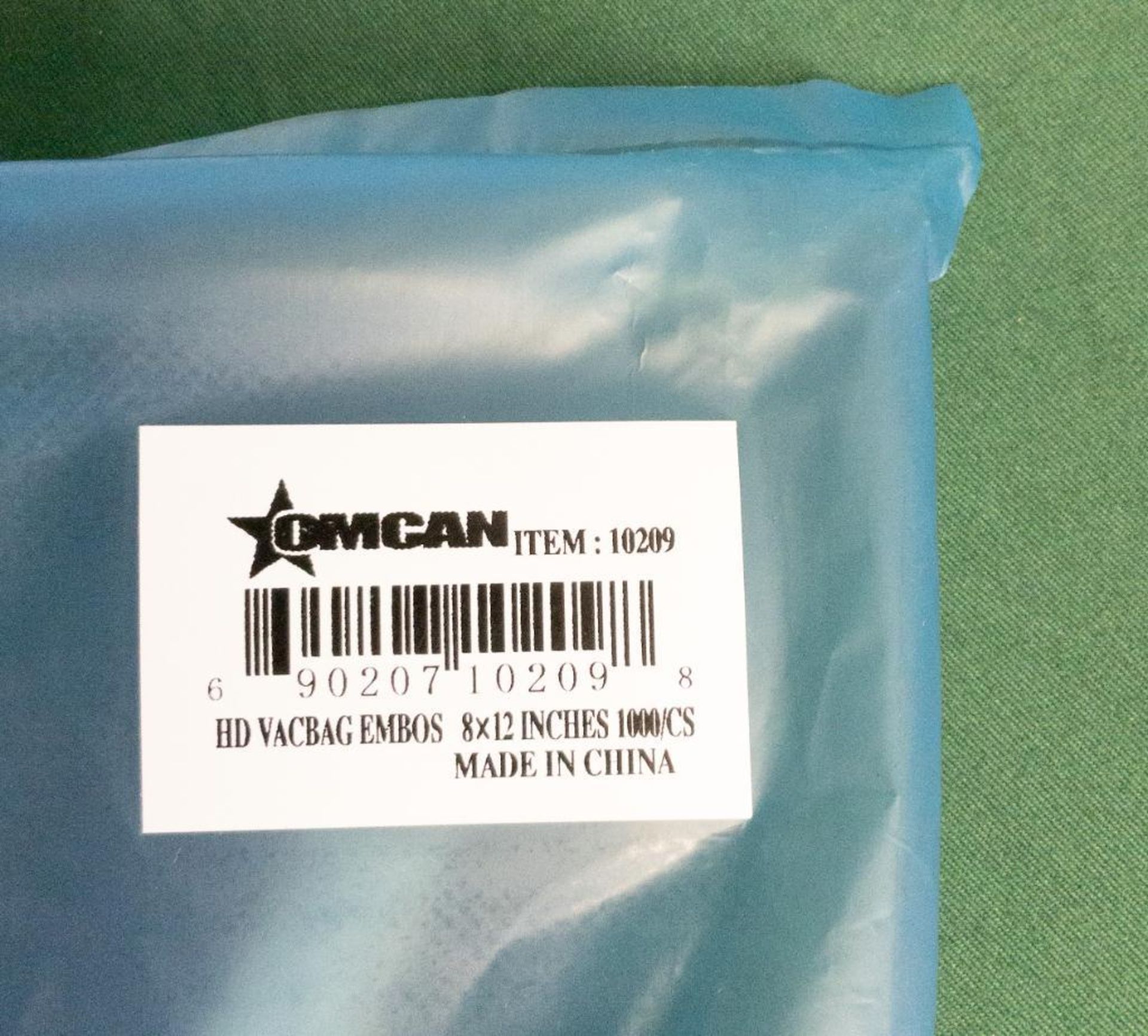 8" X 12" EMBOSSED VACUUM PACKAGING BAGS, OMCAN 10209 - LOT OF 100 - Image 2 of 3