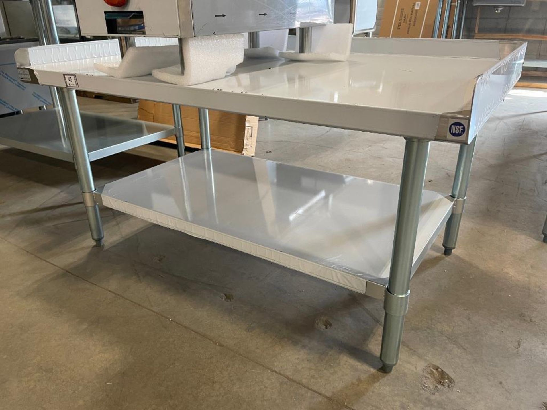 CHEF'S MATE 30" X 48" STAINLESS STEEL EQUIPMENT STAND - NEW - Image 10 of 10