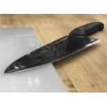 10" BLACK OMCAN MEDIUM BLADE COOK KNIFE