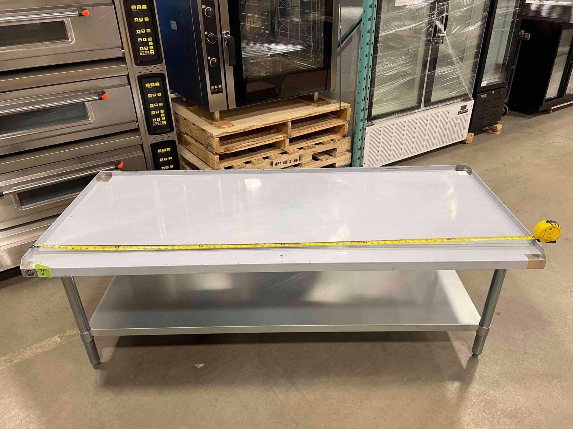 NEW 30" X 72" STAINLESS STEEL EQUIPMENT STAND WITH UNDERSHELF - Image 2 of 7