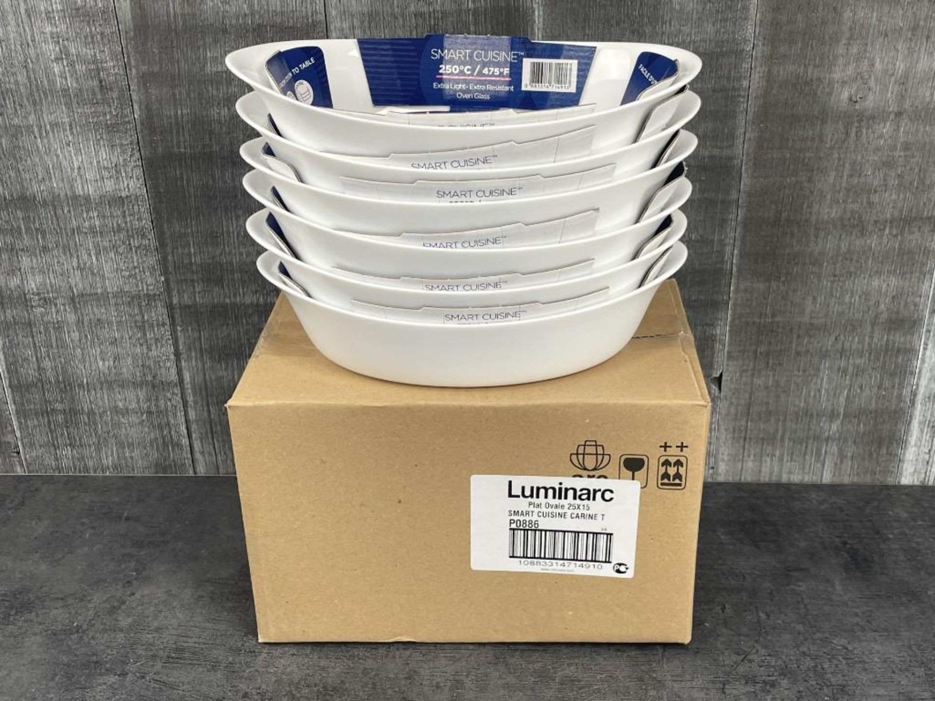 10" X 6" OVAL 30OZ BAKING DISHES, ARCOROC P0886 - LOT OF 12 (2 CASES) - Image 6 of 7