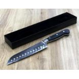 7" SANTOKU KNIFE W/FORGED G-EDGE BLADE, OMCAN 18350 - NEW