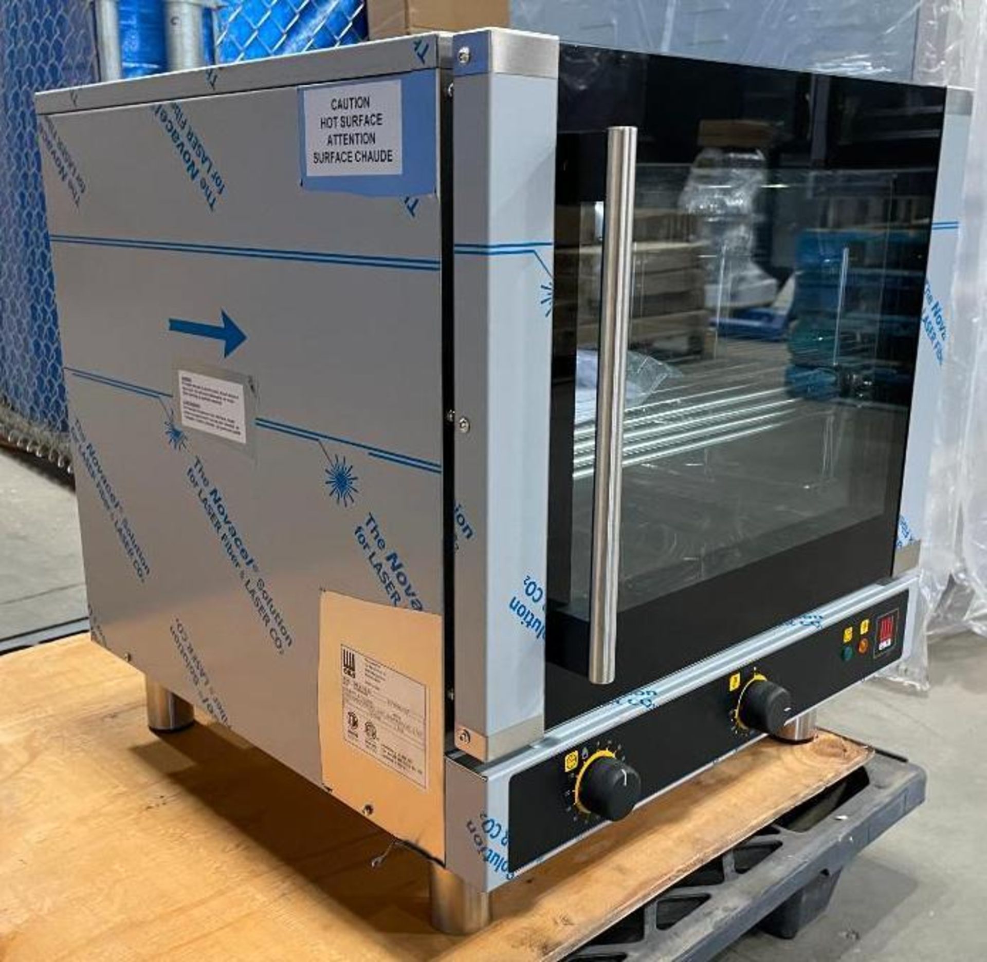 NEW EKFA-412 AL HALF SIZE ELECTRIC CONVECTION OVEN, 208V/1 PHASE - Image 2 of 16