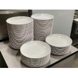 CASE OF 10" MELAMINE ROUND PLATES