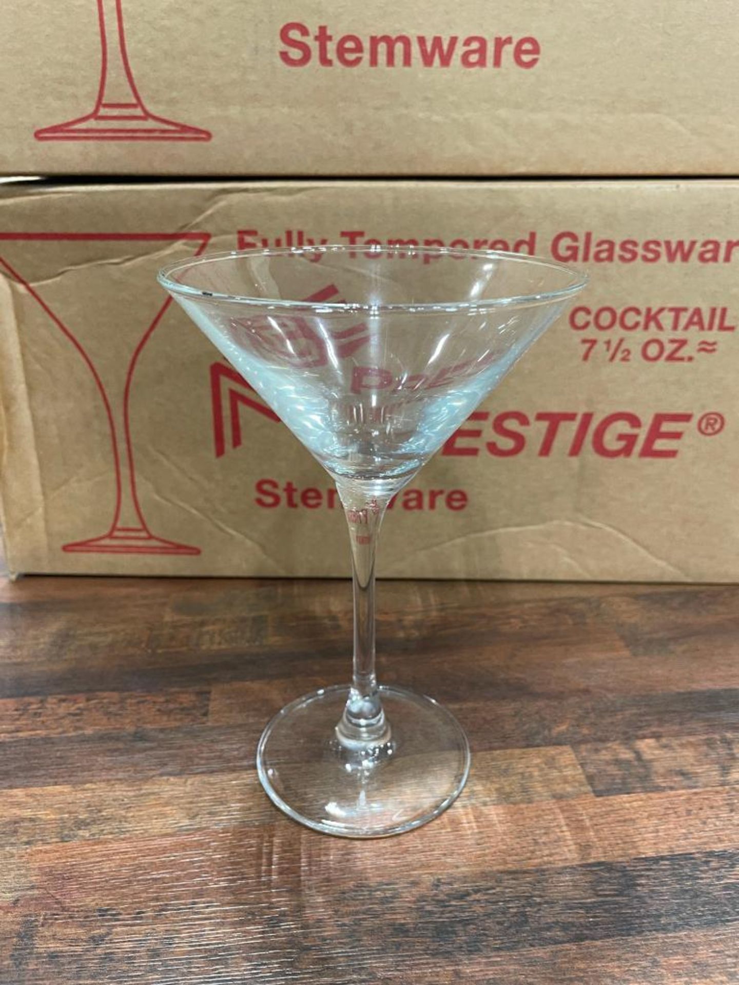 (3) CAUSES OF ABC PRESTIGE FULLY TEMPERED 7.5OZ COCKTAIL GLASSES, 12/CASE - Image 2 of 4