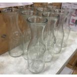 (10) 1-LITER GLASS CARAFES