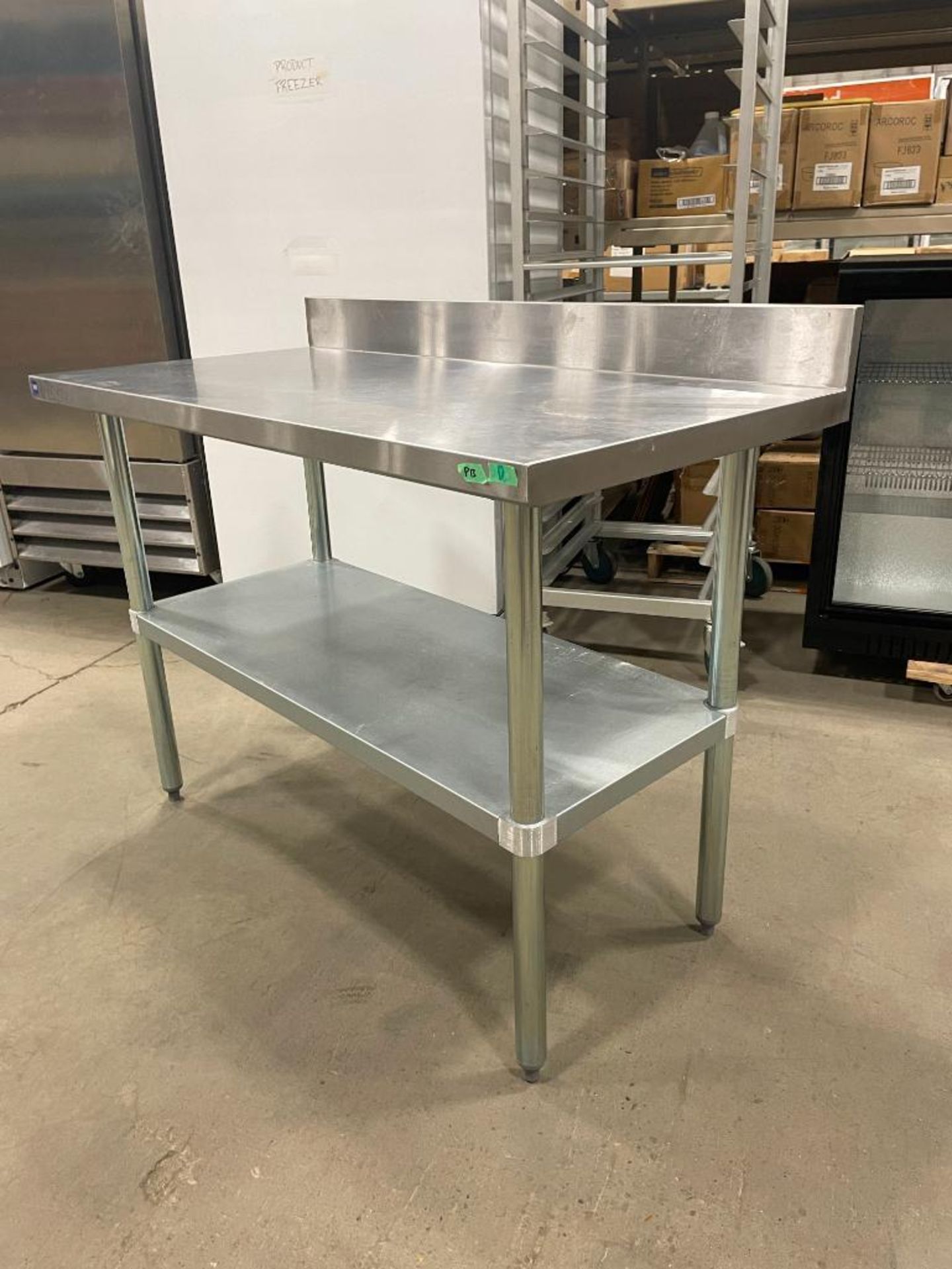 SAGETRA 24" X 48" STAINLESS STEEL WORK TABLE WITH BACKSPLASH - Bild 6 aus 9