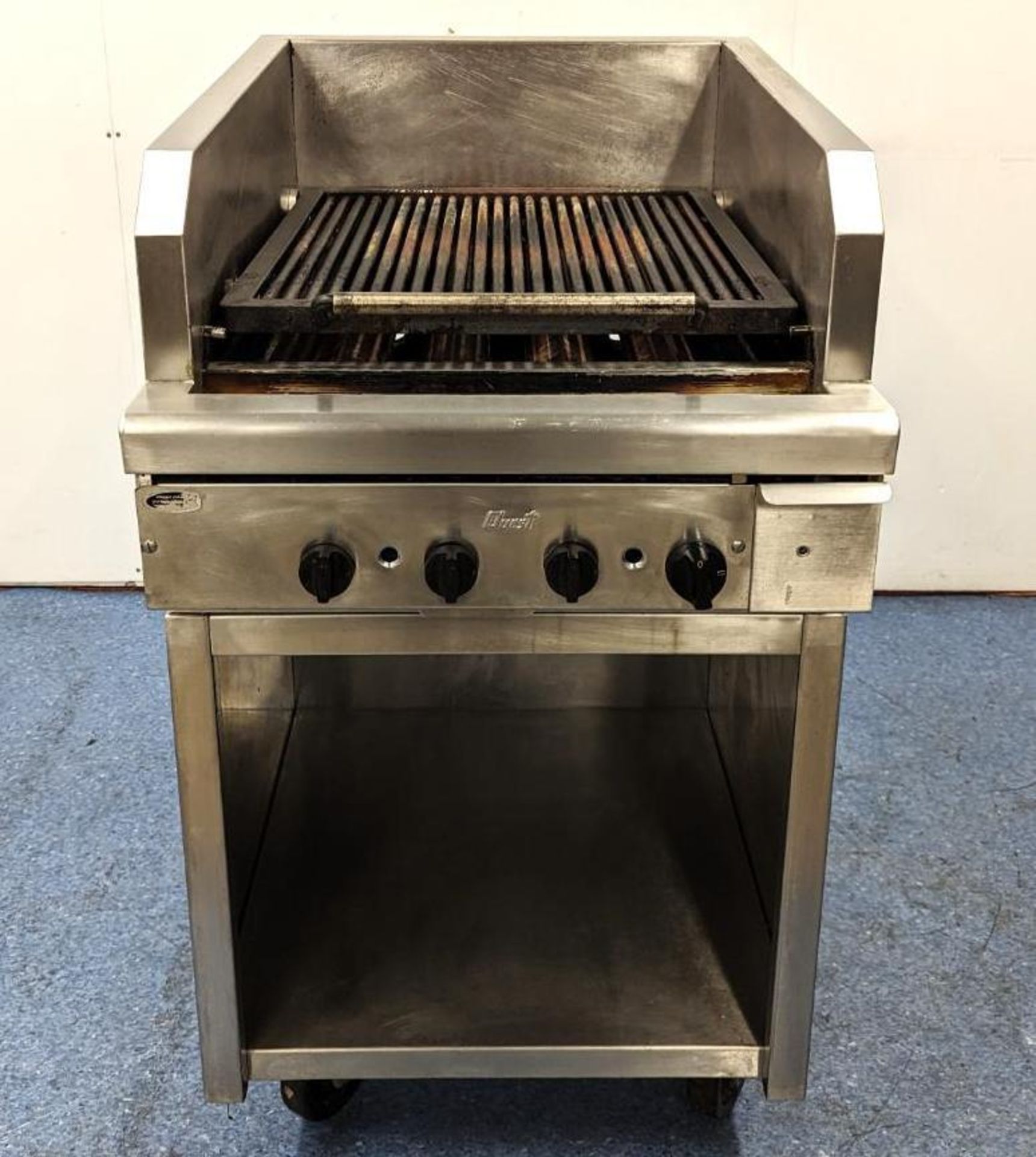 QUEST QB-24 24" CHARBROILER WITH STAND
