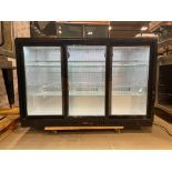 COOLASONIC LG-330SA 53" TRIPLE DOOR BACK BAR COOLER