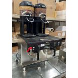 BUNN ICB TWIN COFFEE BREWER WITH (2) URNS & STANDS