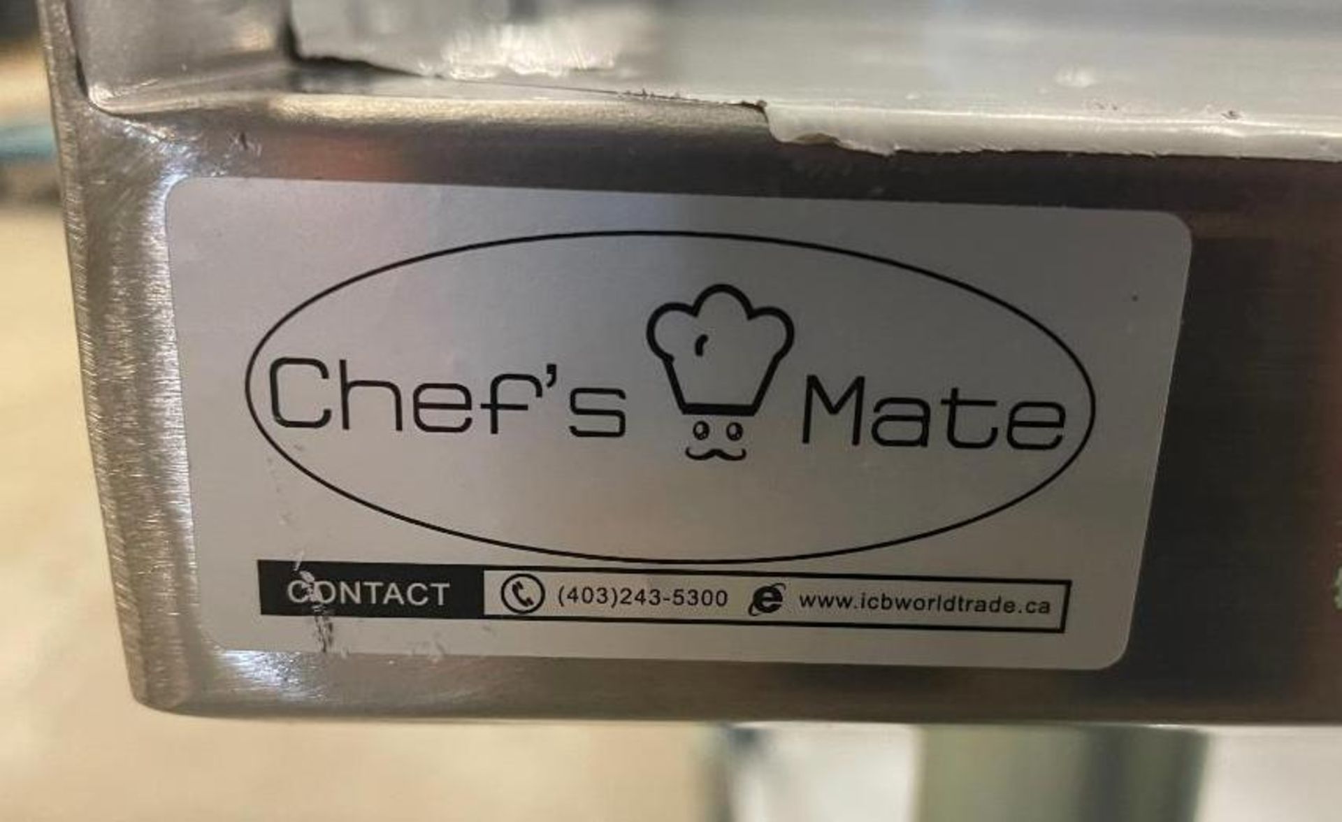 CHEF'S MATE 30" X 60" STAINLESS STEEL EQUIPMENT STAND - NEW - Image 7 of 13