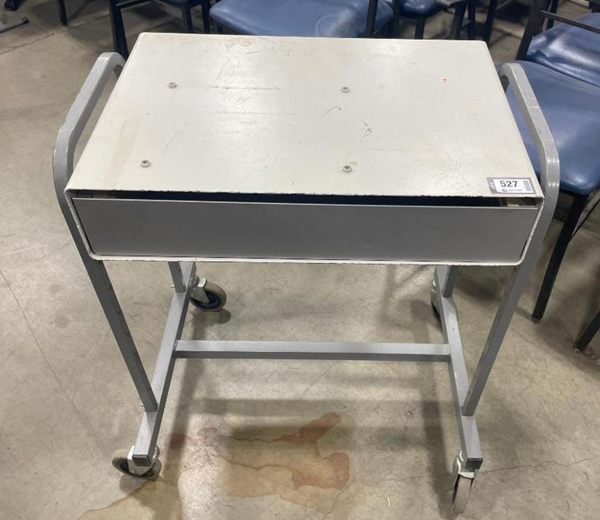 METAL CART WITH DRAWER