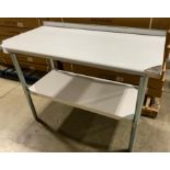 WORKTABLE 304 S/S 24"X48"X34" & S/S UNDERSHELF - NEW IN BOX