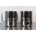 8-CUP STAINLESS STEEL ROTARY SIFTERS, OMCAN 80424 - LOT OF 2 - NEW