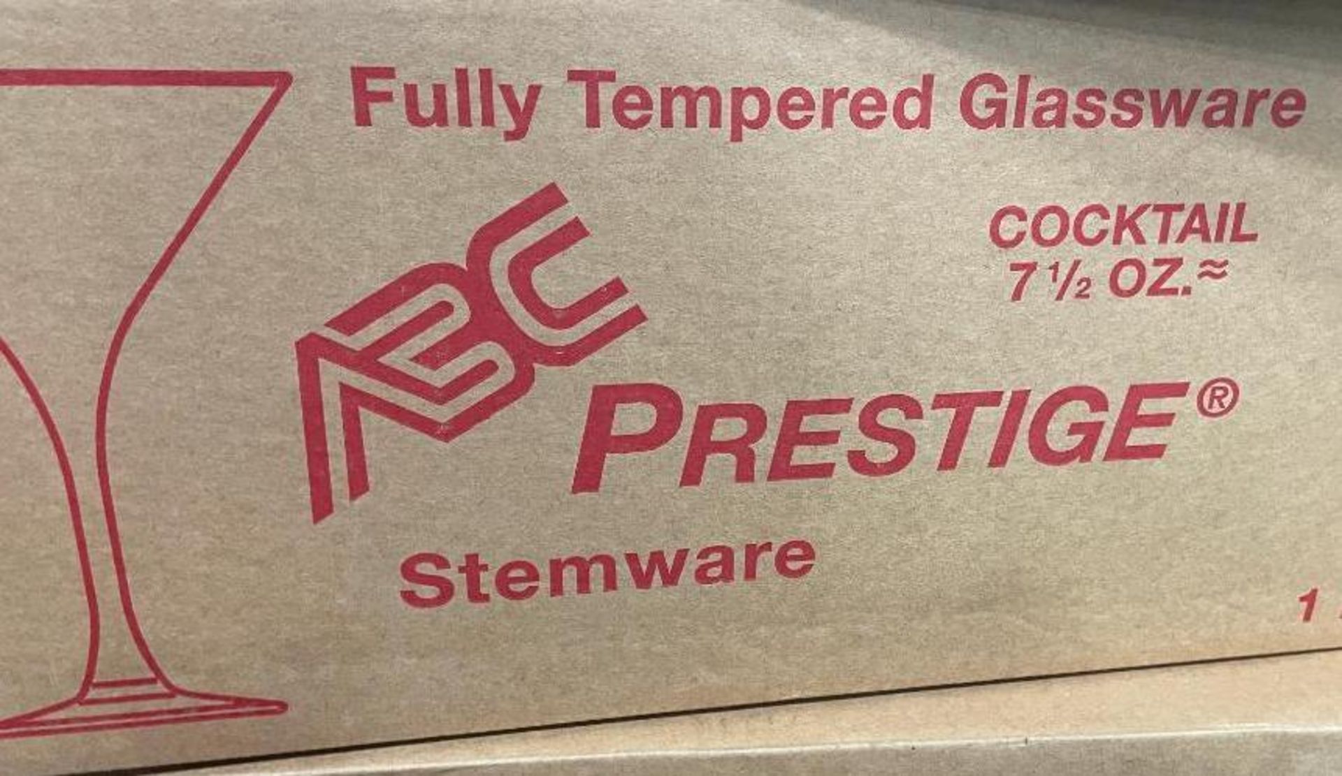 (3) CAUSES OF ABC PRESTIGE FULLY TEMPERED 7.5OZ COCKTAIL GLASSES, 12/CASE - Image 3 of 4
