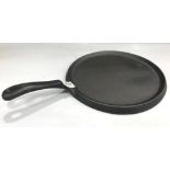 CAST IRON 10" ROUND FAJITA SKILLET, JOHNSON ROSE 4297 - NEW