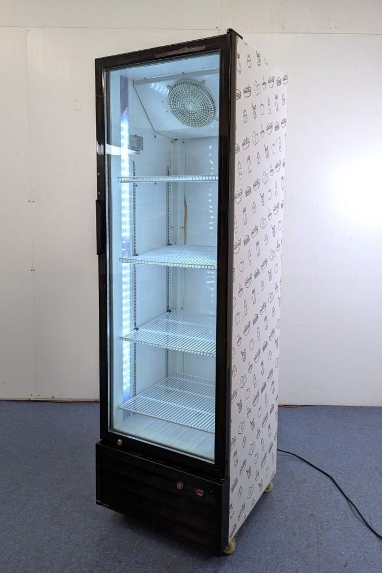 24" SS-P380WA GLASS DOOR UPRIGHT COOLER - Image 2 of 8