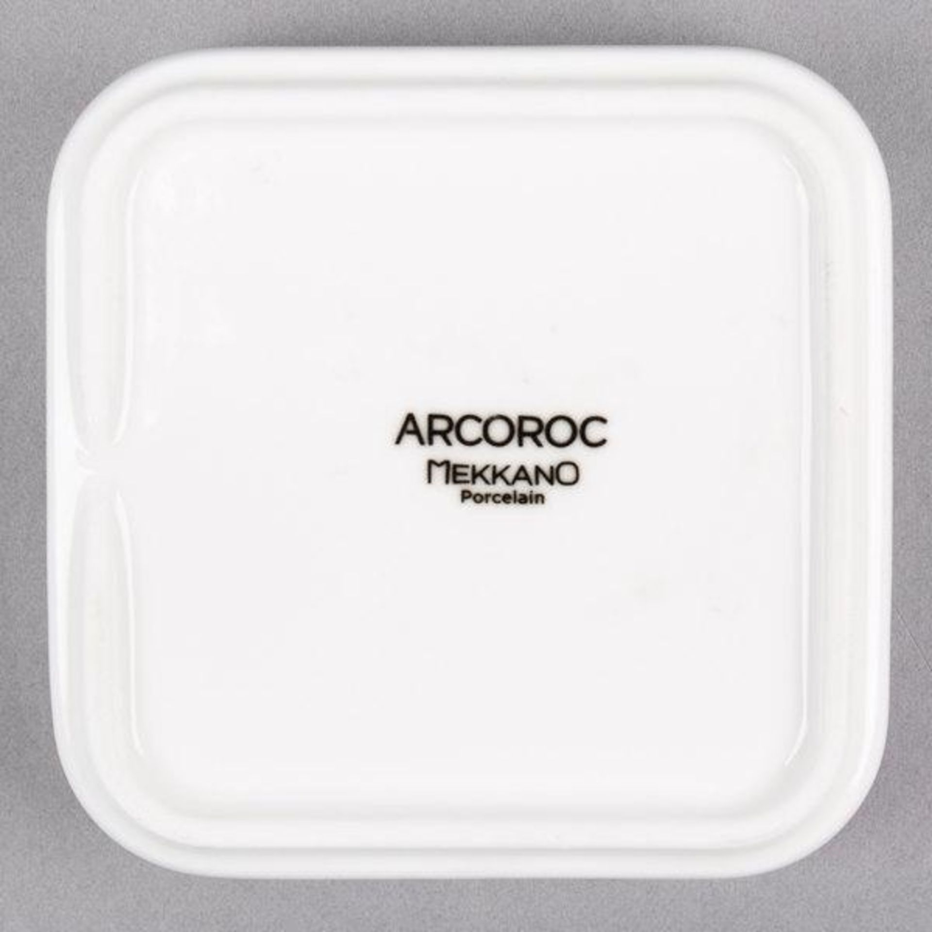 MEKKANO 2-7/8" WHITE SQUARE 1.5OZ BOWLS, ARCOROC L9548 - LOT OF 24 - Bild 9 aus 9