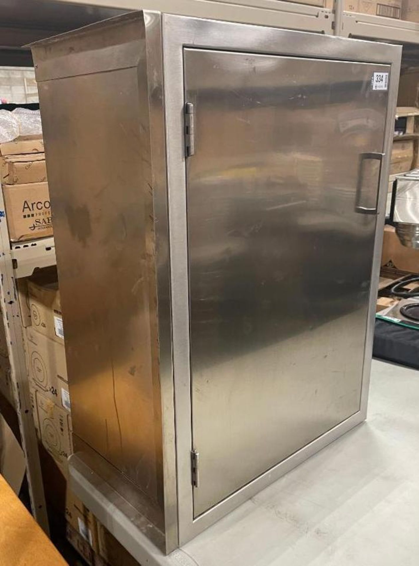 23" X 30" X 13" STAINLESS STEEL CABINET