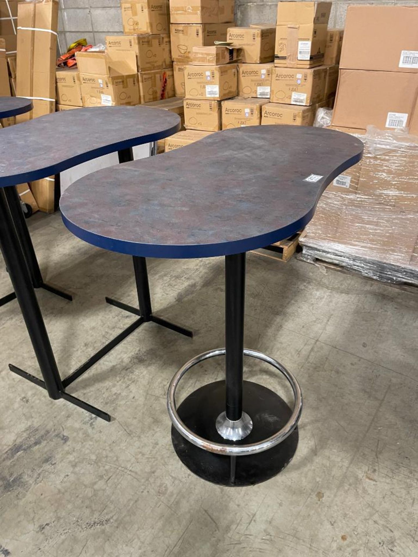 (3) BLUE 41" X 23" BAR HEIGHT TABLES - Image 4 of 10