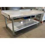 CHEF'S MATE 30" X 60" STAINLESS STEEL EQUIPMENT STAND - NEW