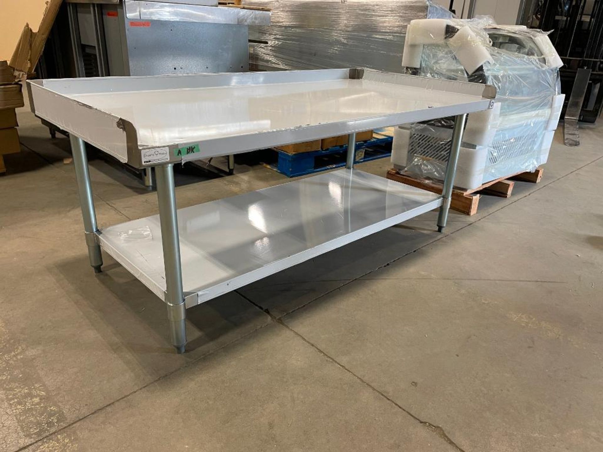 CHEF'S MATE 30" X 60" STAINLESS STEEL EQUIPMENT STAND - NEW - Image 13 of 13