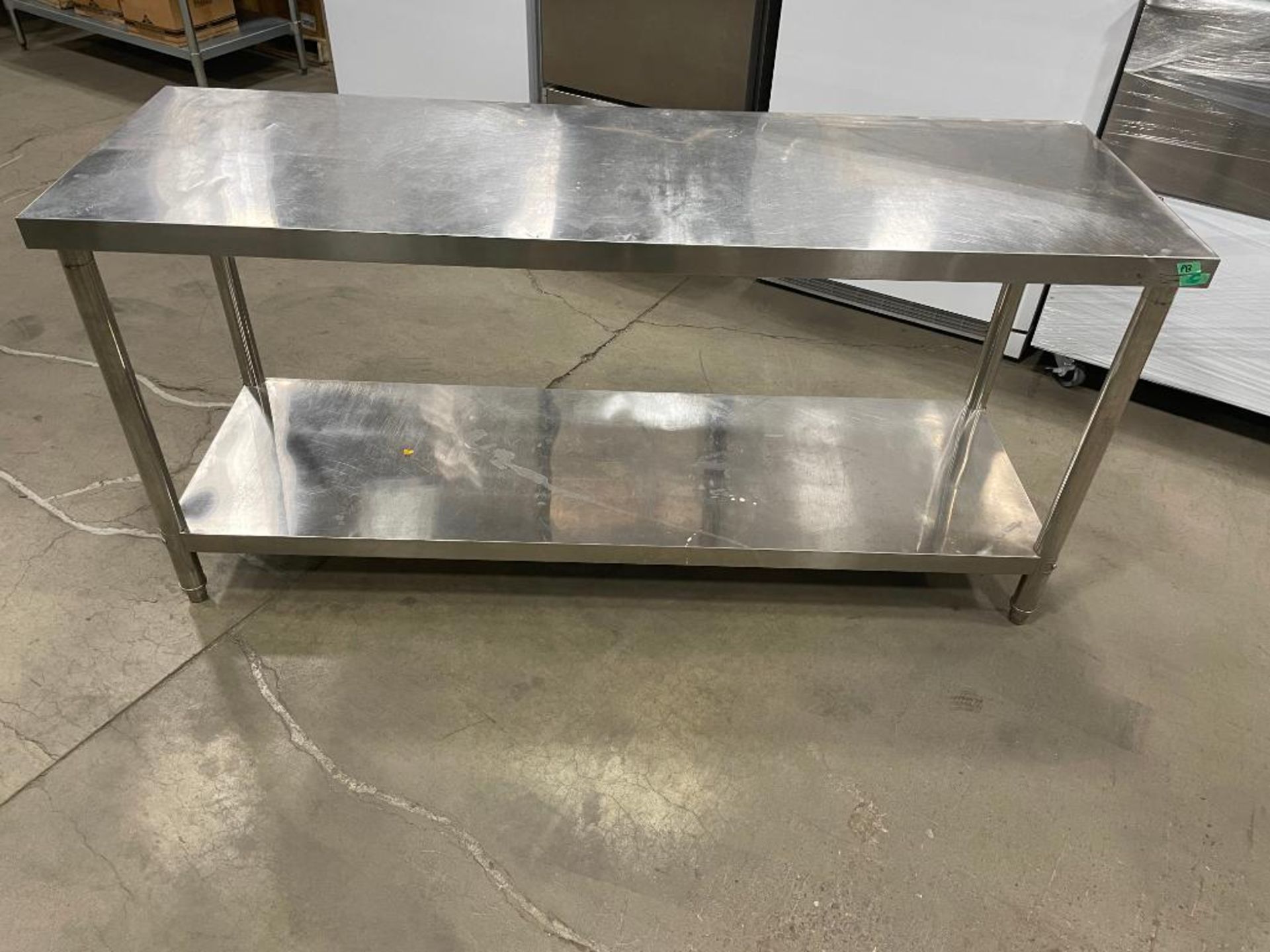 24" X 72" STAINLESS STEEL WORK TABLE - Image 4 of 9