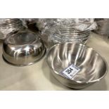 LOT OF (150) 5.5" X 2" DEEP STAINLESS STEEL BOWLS