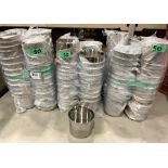 LOT OF (150) 4" X 3" DEEP STAINLESS STEEL BOWLS