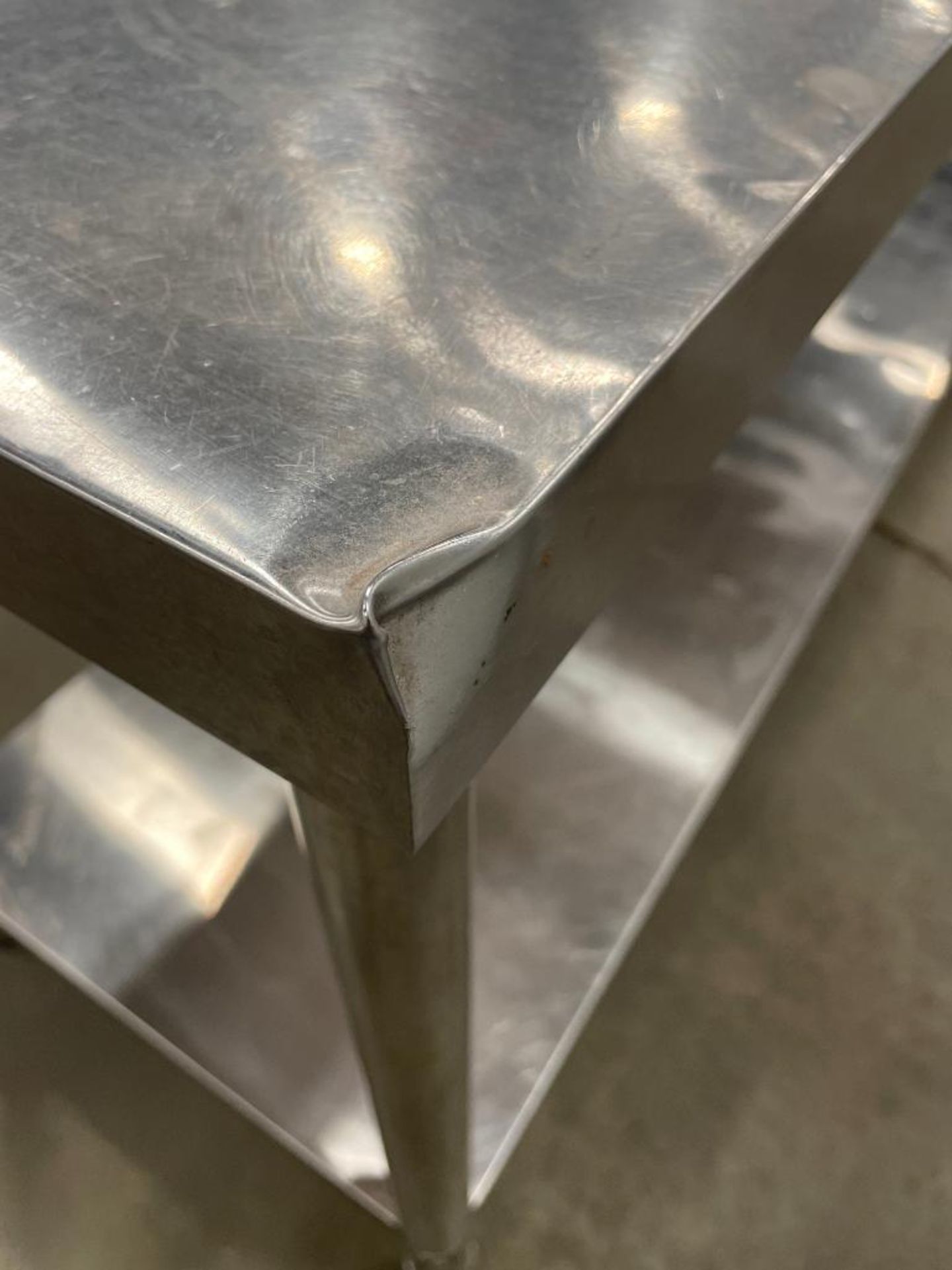 24" X 72" STAINLESS STEEL WORK TABLE - Image 8 of 9