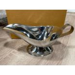 CASE OF 16 OZ STAINLESS STEEL GRAVY BOATS - 12/CASE - JOHNSON ROSE 7079 - NEW