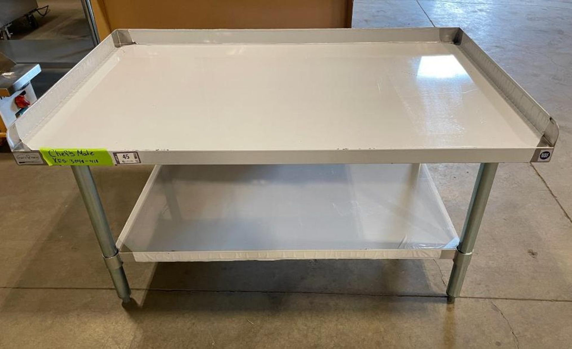 CHEF'S MATE 30" X 48" STAINLESS STEEL EQUIPMENT STAND - NEW