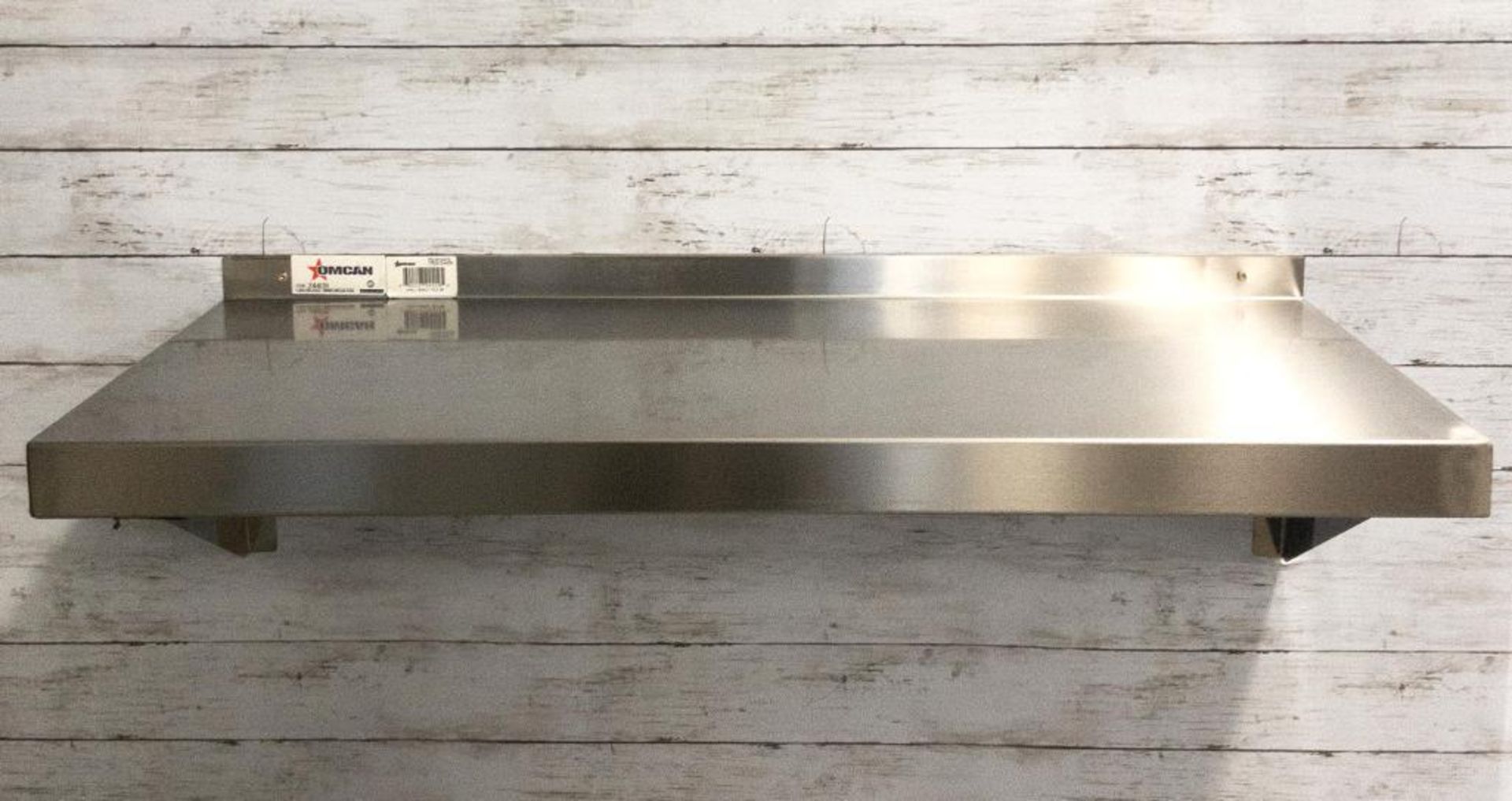 36" X 16" STAINLESS STEEL WALL SHELF - OMCAN 24409 - NEW - Image 2 of 13