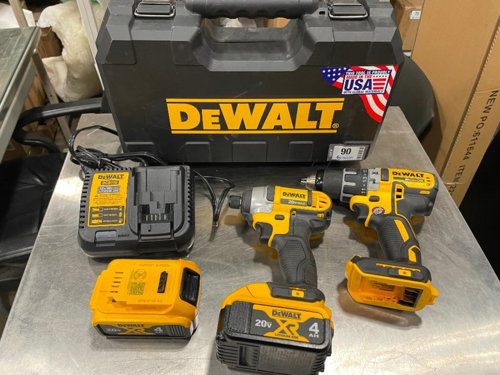 DEWALT 20V MAX 1/4" IMPACT DRIVER KIT DCF885M2 & DEWALT 20V RX 1/2" CORDLESS DRILL DCD791 - Image 2 of 5