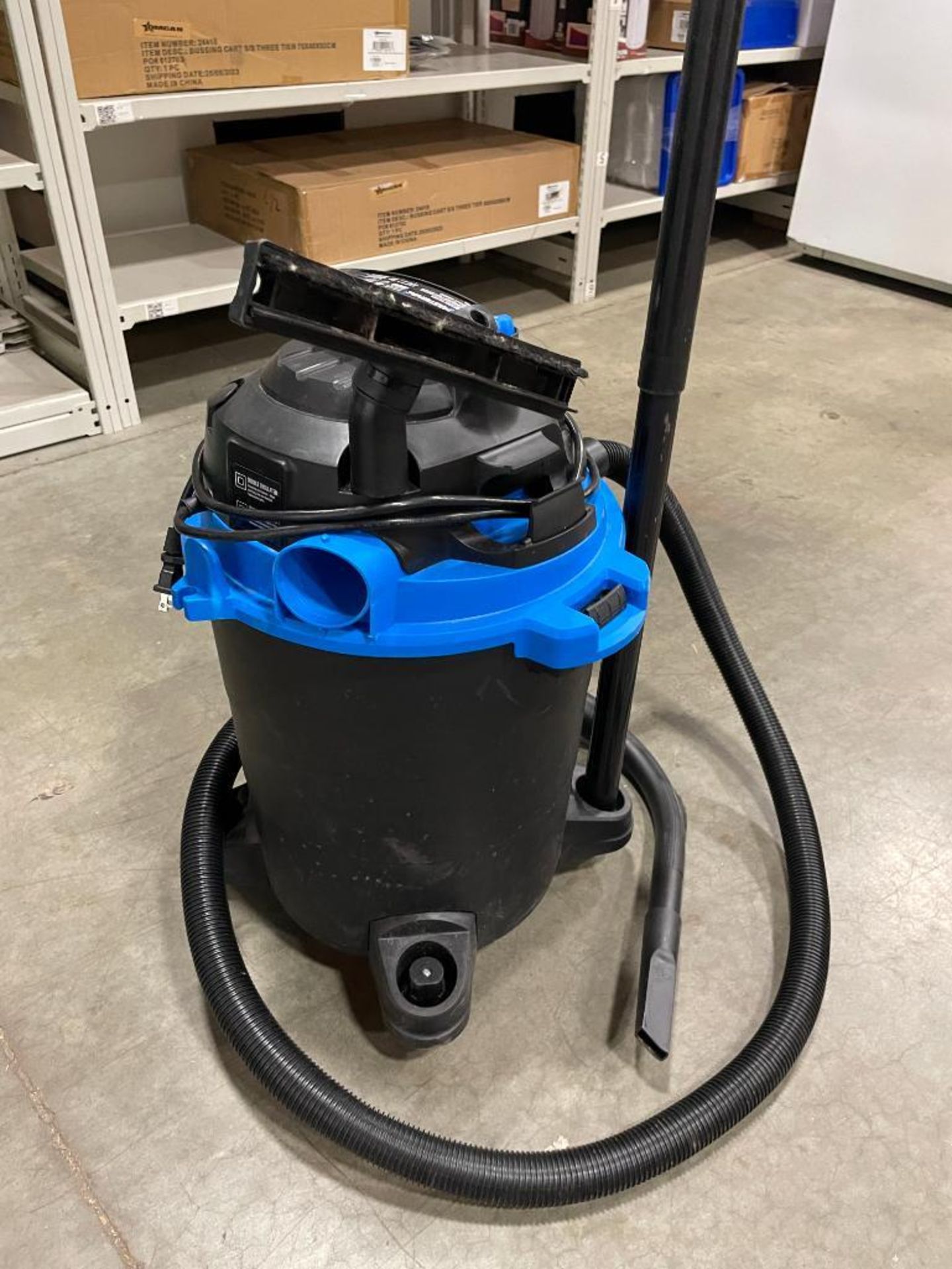 MASTERVAC 4HP 30L WET/DRY SHOP VACUUM - Bild 5 aus 6