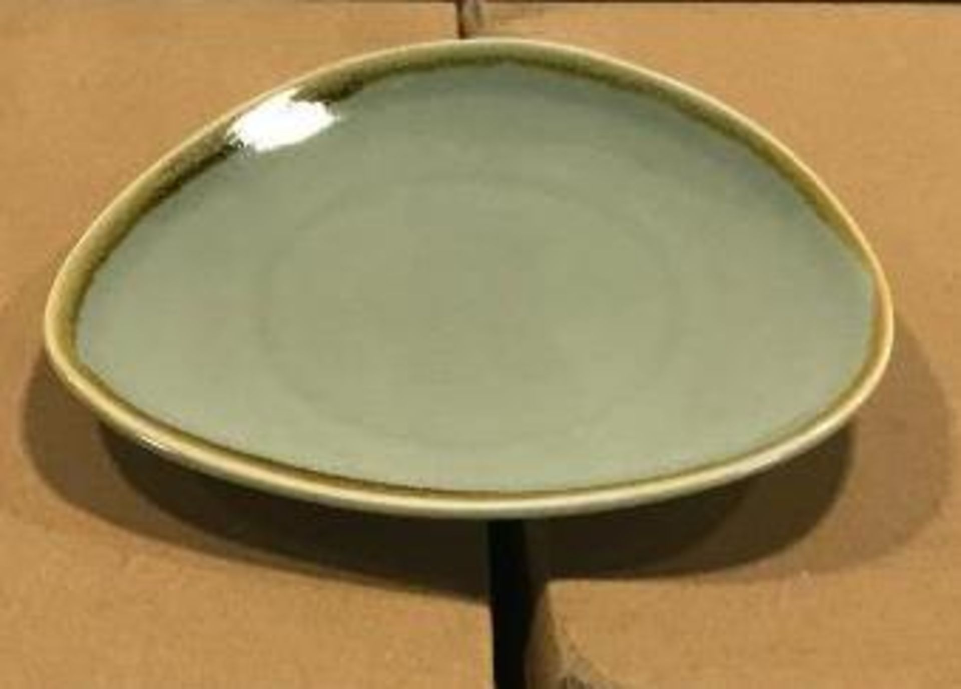 CASE OF TERRASTONE 6 1/2" SAGE GREEN PLATE - 36/CASE, ARCOROC - NEW - Image 3 of 3