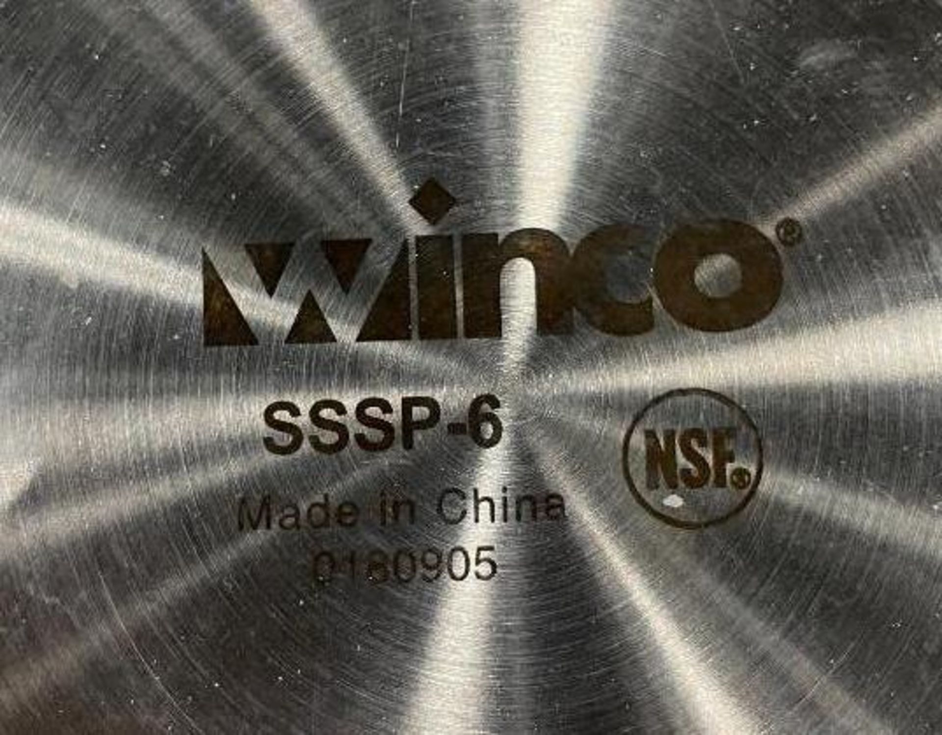 SET OF WINCO STAINLESS STEEL SAUCE PANS & STOCK POT - Image 3 of 9