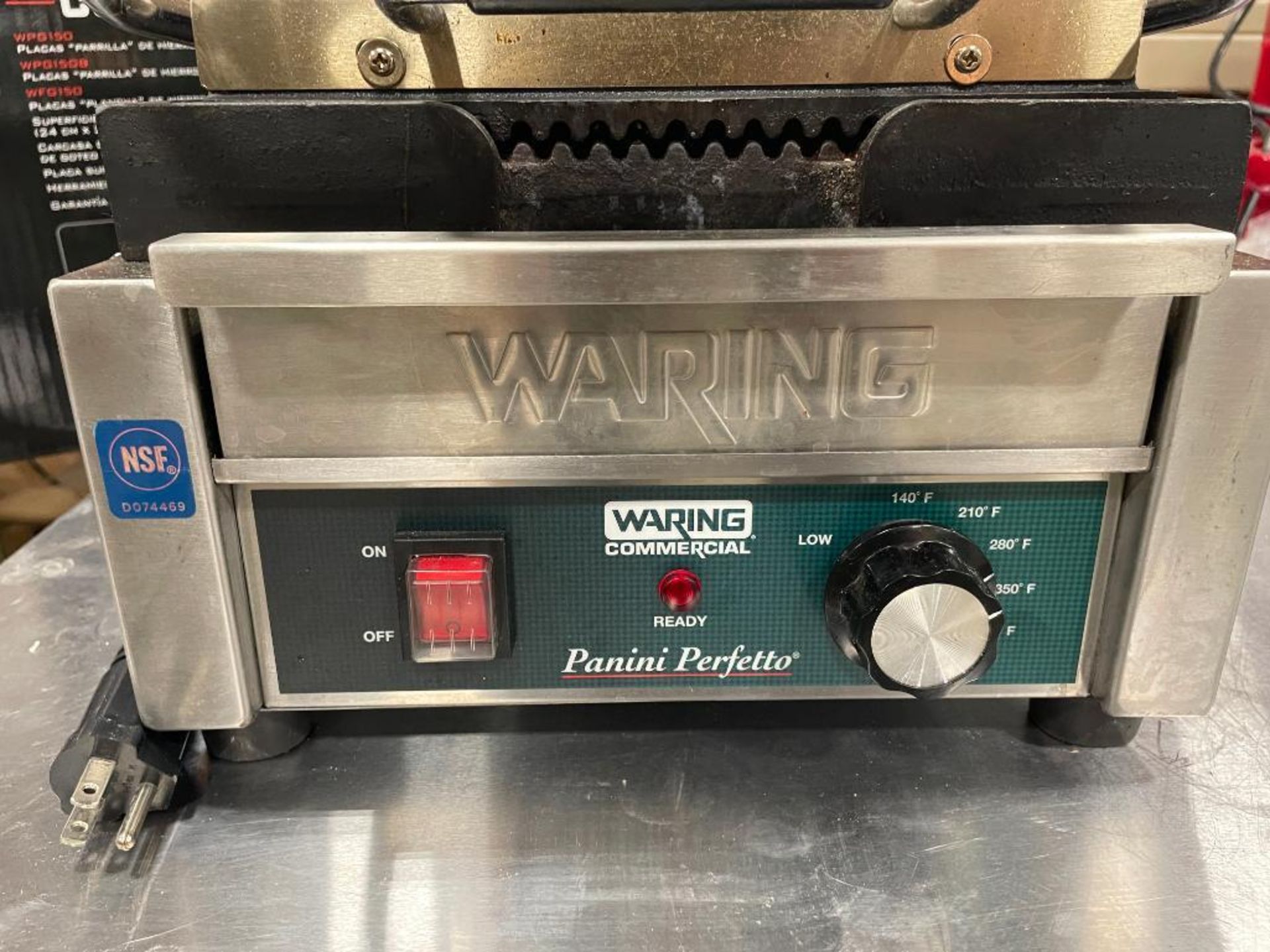 WARING COMMERCIAL WPG 150 SINGLE PANINI GRILL - Image 2 of 11