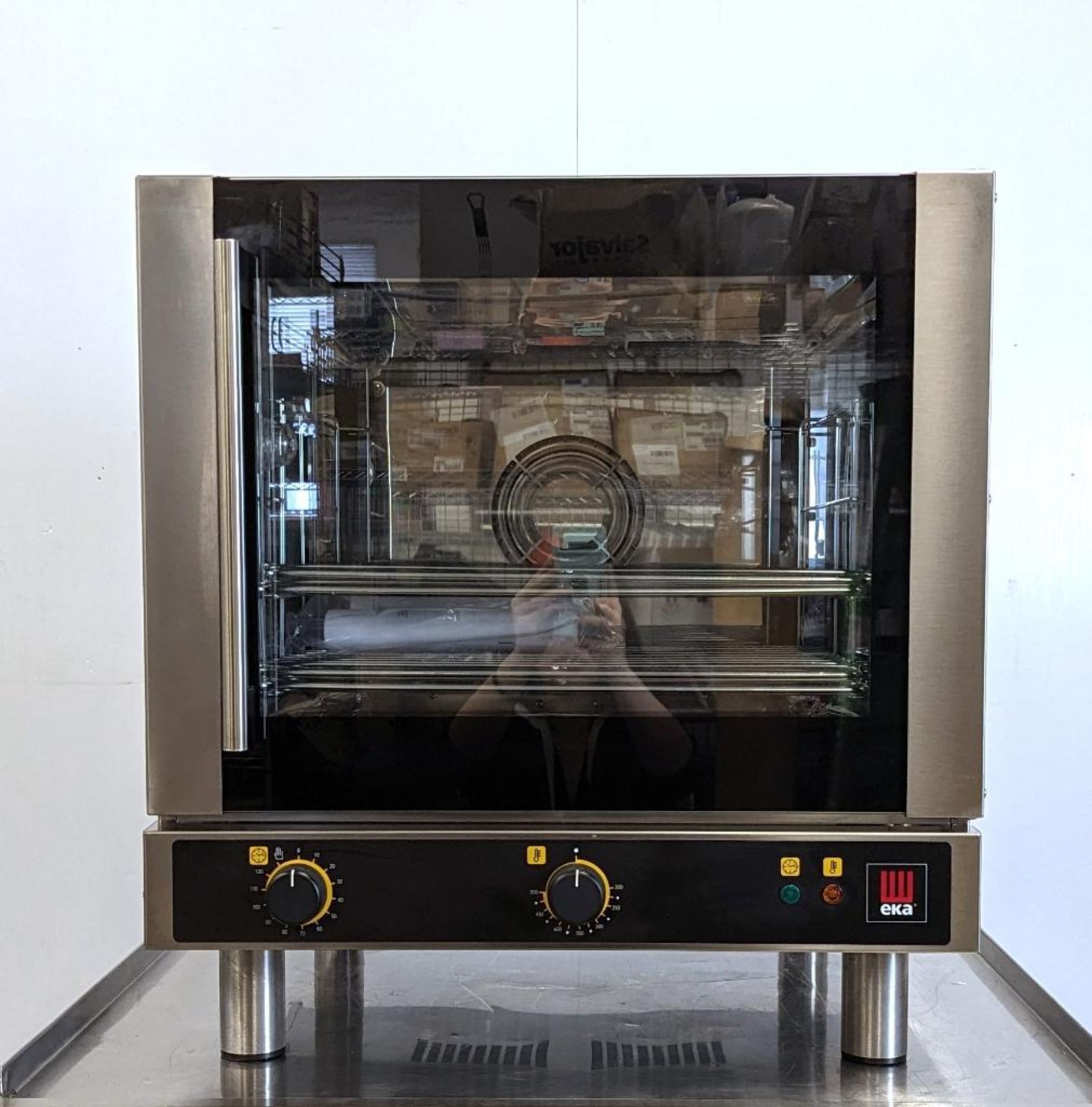 NEW EKFA-412 AL HALF SIZE ELECTRIC CONVECTION OVEN, 120V/1 PHASE - Image 3 of 11