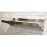 36" X 16" STAINLESS STEEL WALL SHELF - OMCAN 24409 - NEW