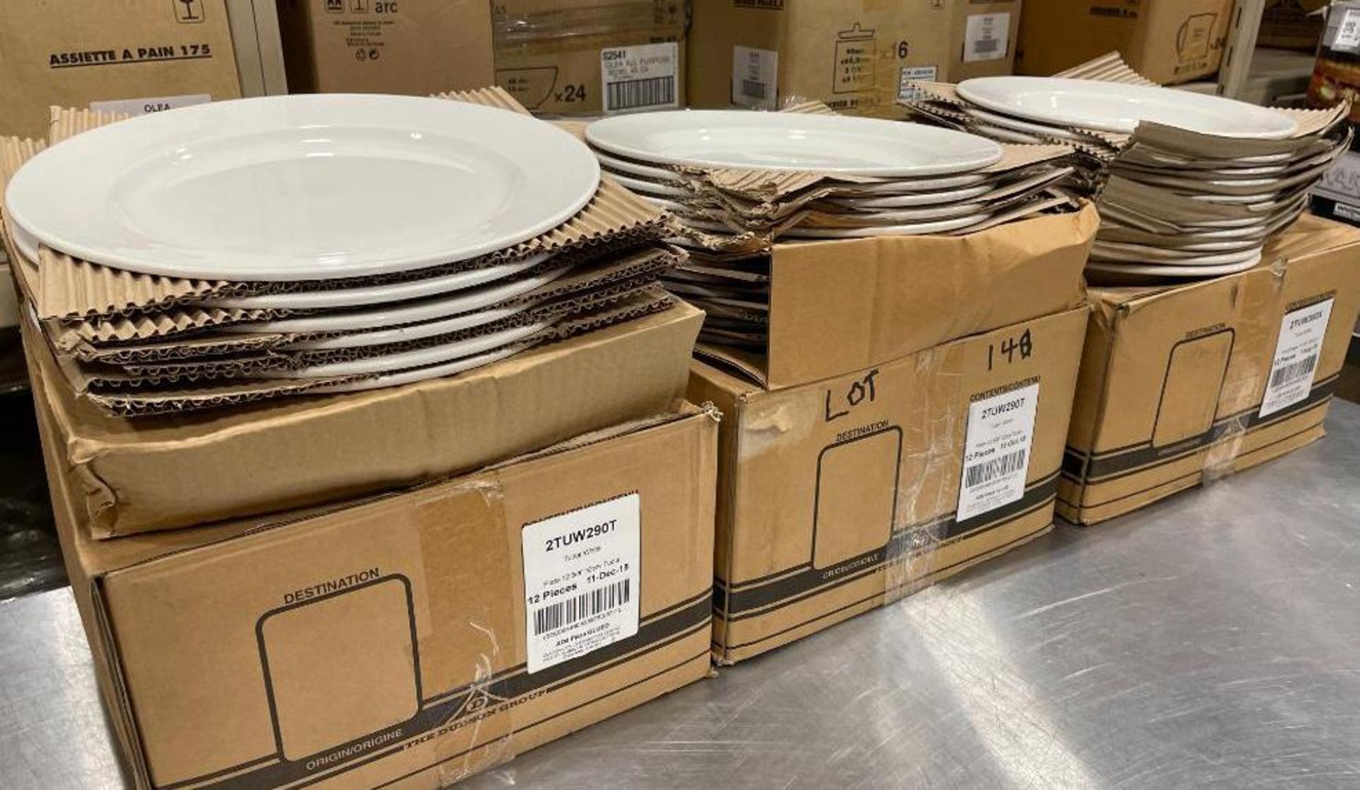 (4) DUDSON 12-5/8" PLATE - 12/CASE, (2) DUDSON 11-3/8" SOUP/PASTA BOWL - 12/CASE - Image 2 of 12