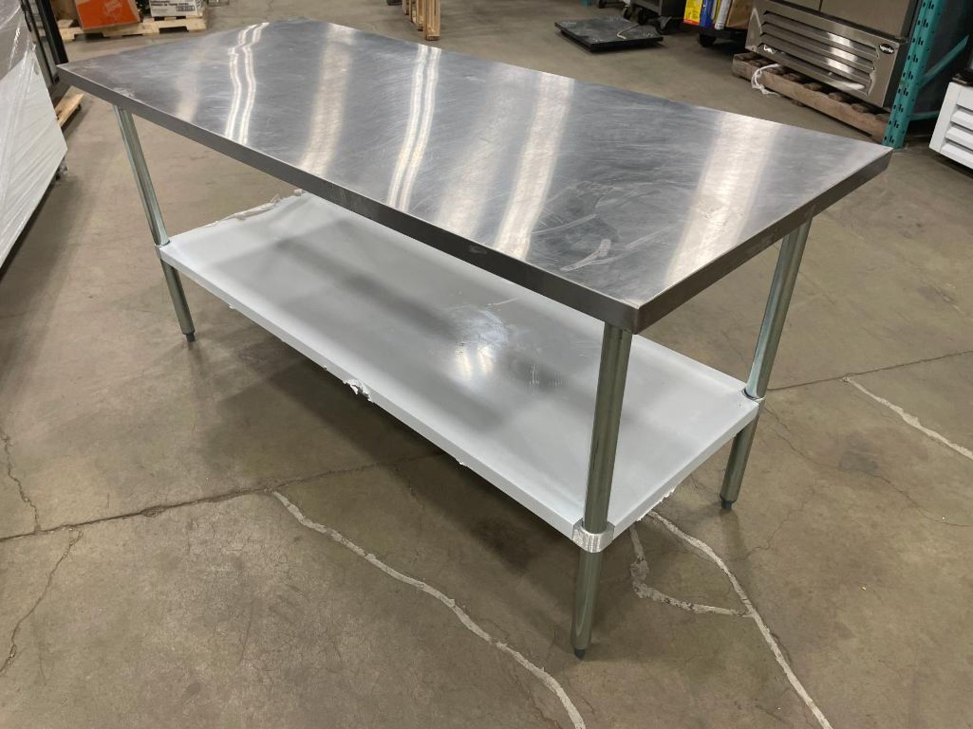 COOPERSTEEL 30" X 72" STAINLESS STEEL WORK TABLE - Image 4 of 7