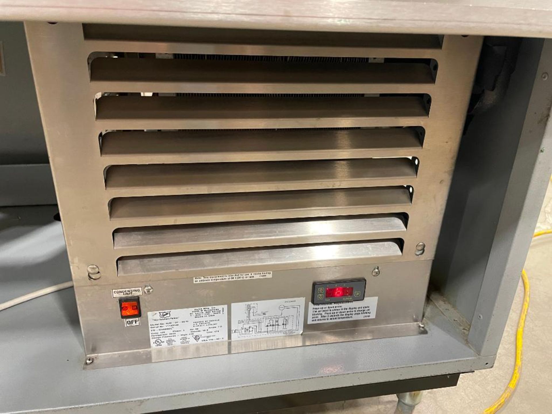 DUKE SUB-CP-60M TRI-CHANNEL REFRIGERATED PREP STATION - Image 11 of 14