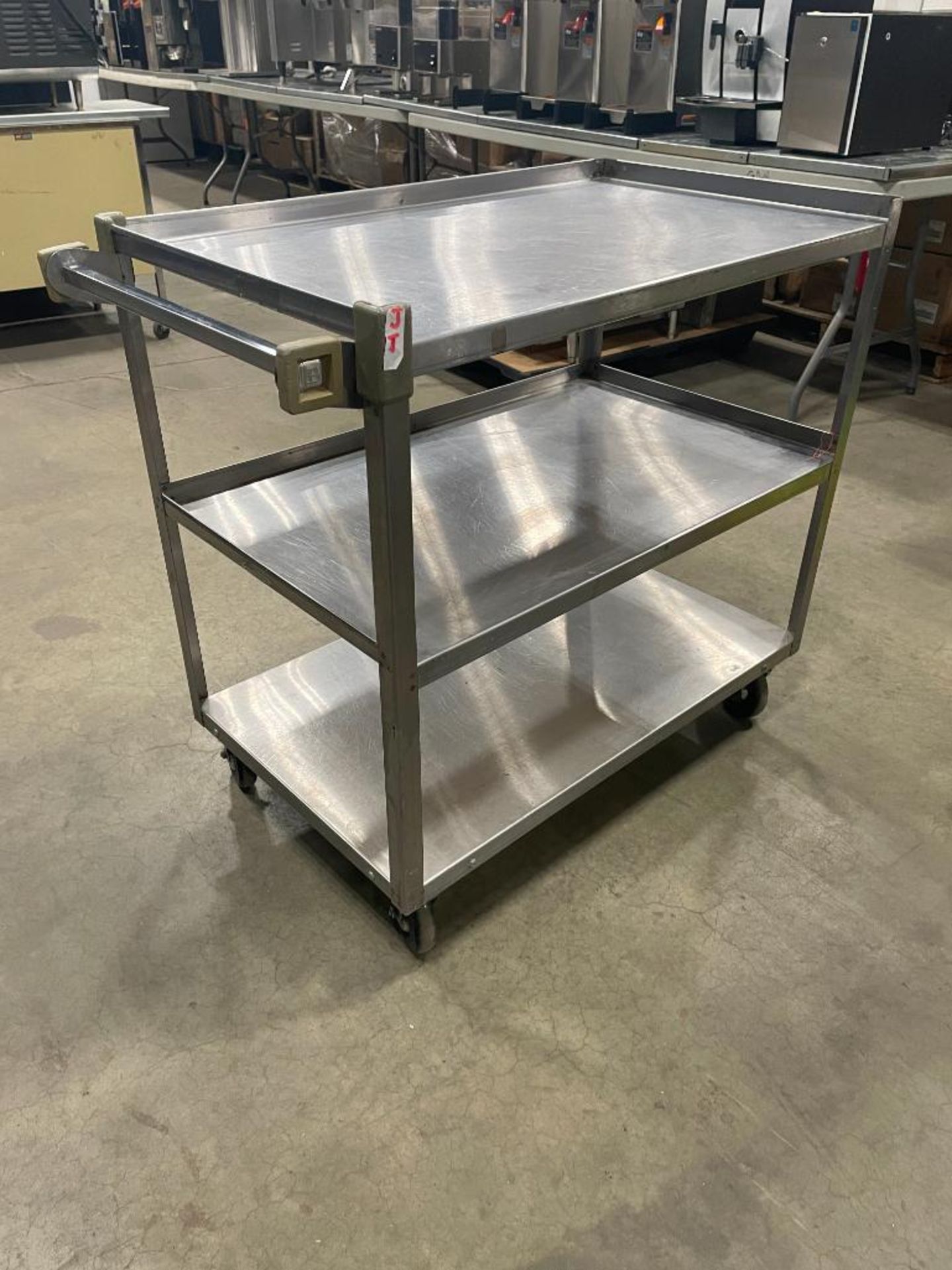 BLOOMFIELD 3-TIER STAINLESS STEEL BUSSING CART - Image 4 of 6