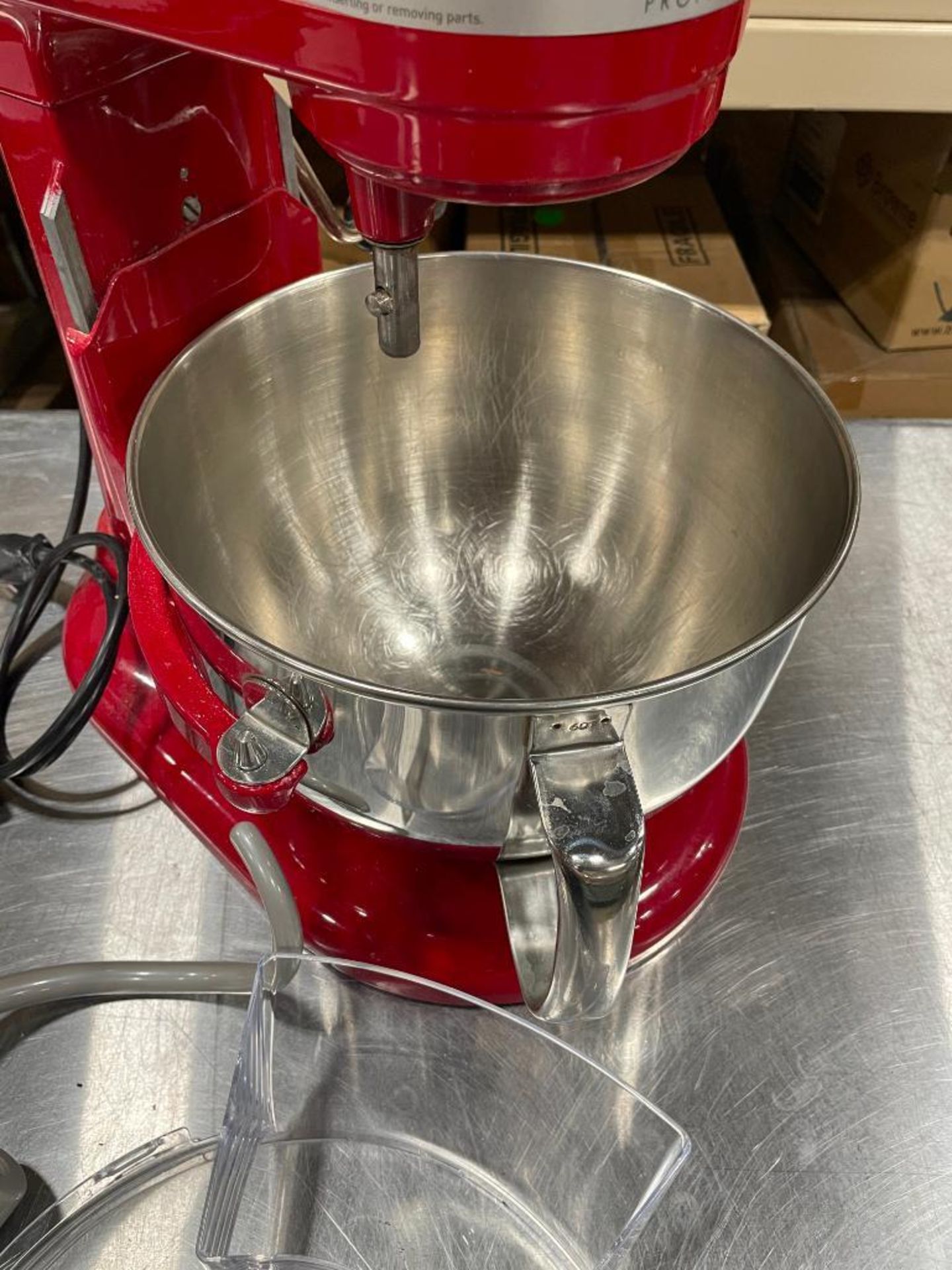 KITCHENAID PROFESSIONAL 600 SERIES 6-QUART BOWL-LIFT STAND MIXER WITH BOWL & ATTACHMENTS - Image 12 of 14